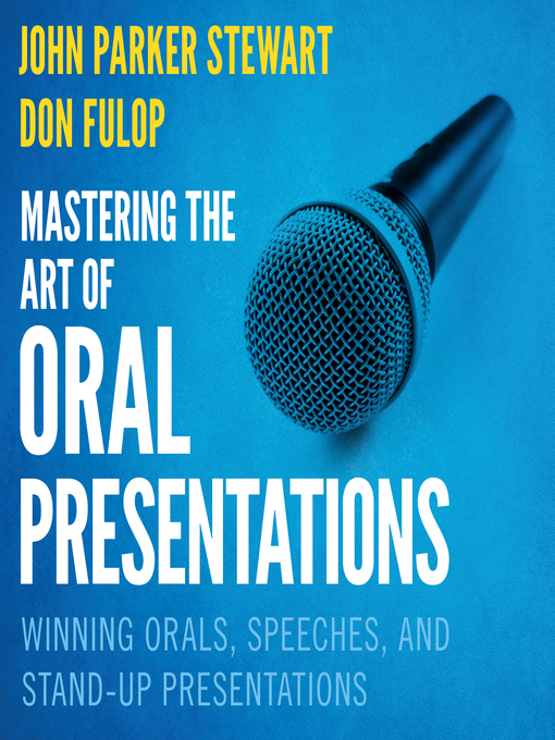 oral presentation book